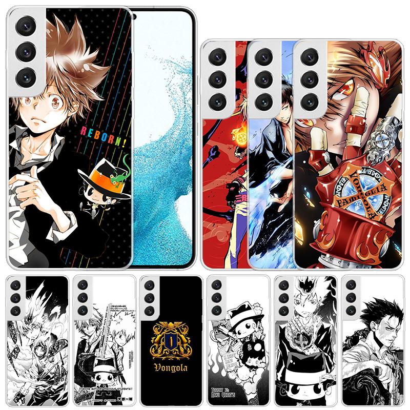 Katekyo Hitman Reborn Мягкий чехол для Samsung Galaxy S25 Edge S26 S24 S23 Ultra Чехол для телефона S22 S21 Plus S20 FE Печатный узор Защитный