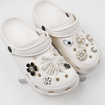 Подвески для обуви «сделай сам», цветок, жемчуг, украшение, пряжка, аксессуары для обуви, детский подарок для девочек