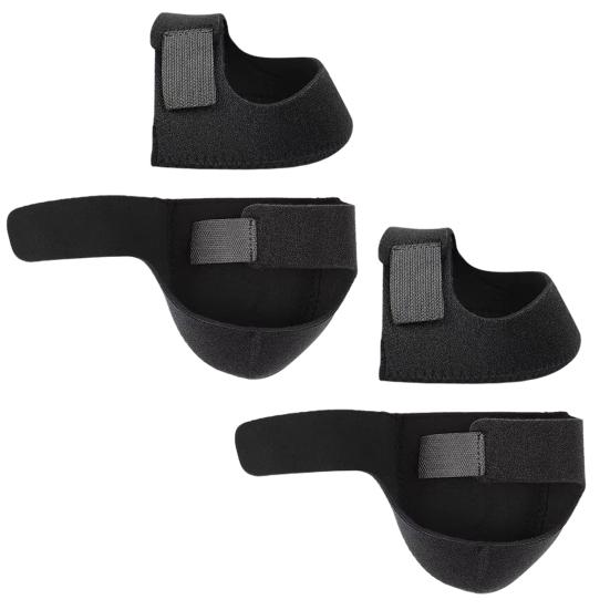 2 пары гелевых пяток, снимающих боль, дискомфорт при ходьбе, регулируемые удобные носки на каблуке, унисекс