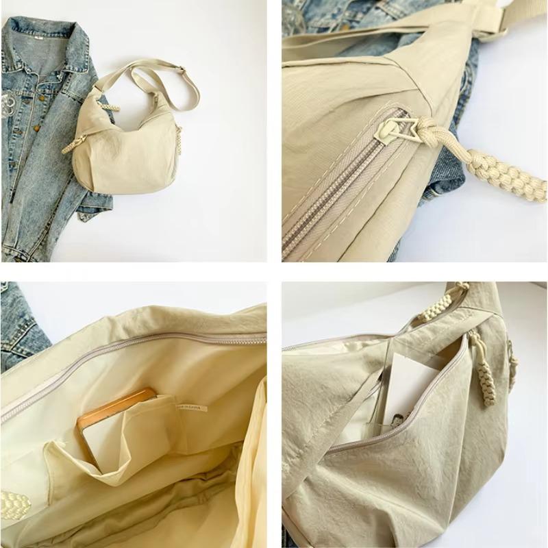 Nylon Shoulder Bag High Capacity Women's Crossbody Messenger Bag Leisure Versatile Purses And Handbags Totes Hobos Bag