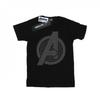 Womens/Ladies Avengers Endgame Iconic Logo Cotton Boyfriend T-Shirt