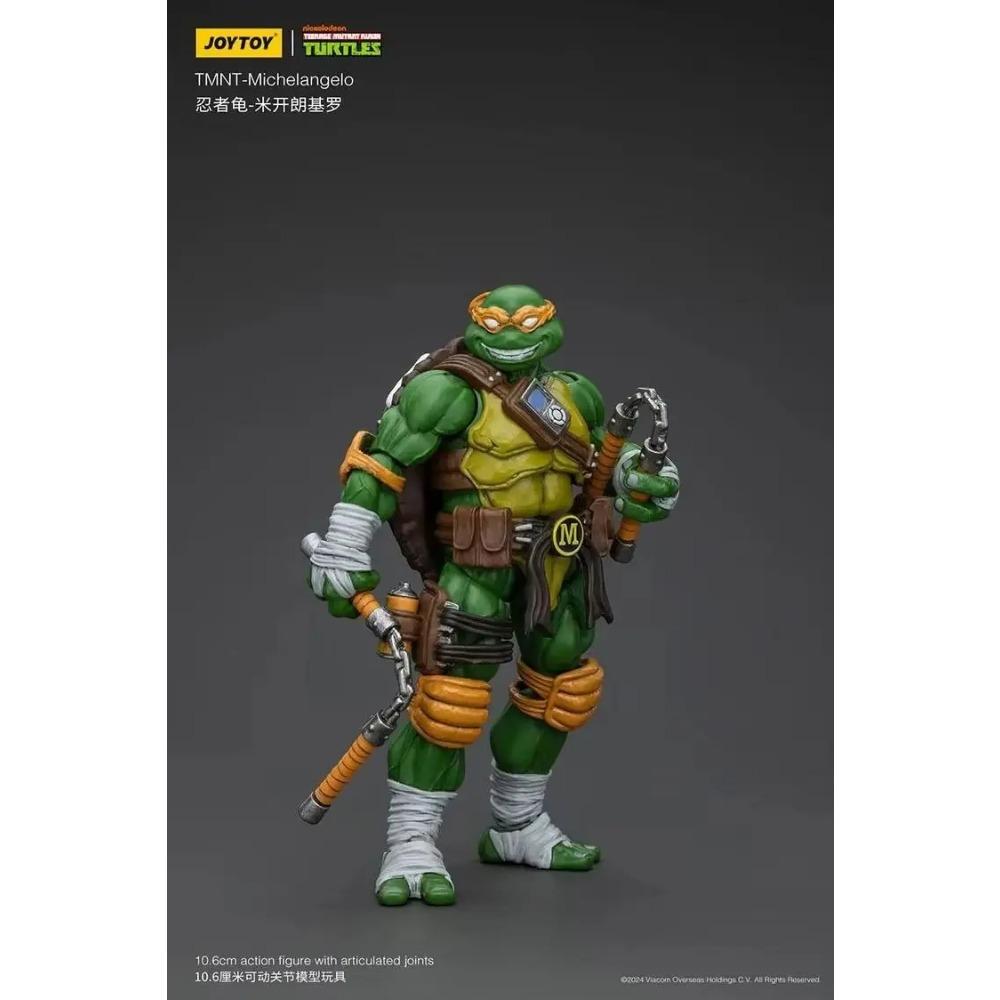 JOY TOY TMNT Микеланджело Экшн-фигурки Оригинальная кукла Украшение Подарок Коллекция Гаражные Модели