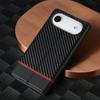 LC.IMEEKE For iPhone 17 Air Wallet Case Carbon Fiber Texture Leather Phone Cover