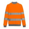 Mens Pro Contract Hi-Vis Crew Neck Sweatshirt