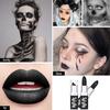 Black Lipstick Matte Pearlescent Non-stick Nourishing Long Lasting Waterproof Highly Pigmented Lip Tint Stain Stick Halloween Women Lip Makeup Tools