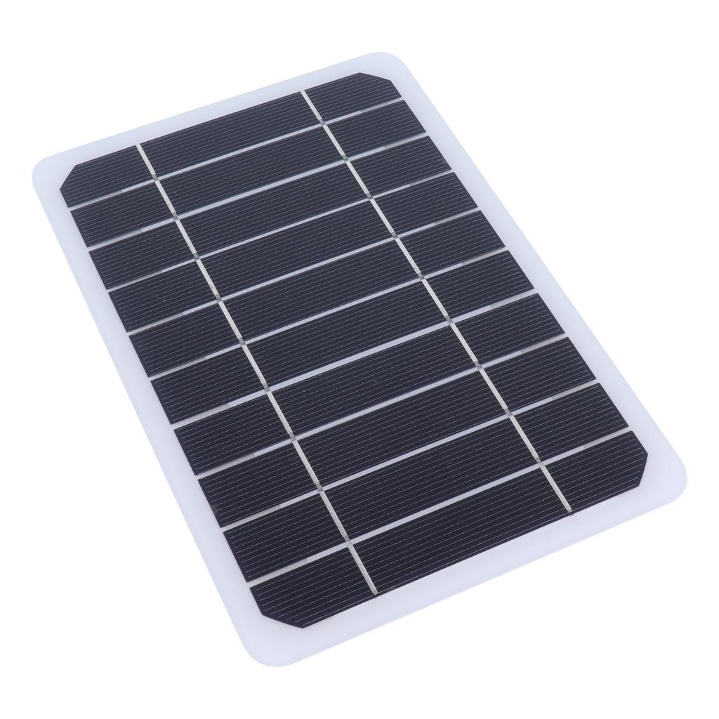 5W 5V Monocrystalline Solar Panel Outdoor Solar Battery Charger Mobile Power Supply for Charging Mobile Phone