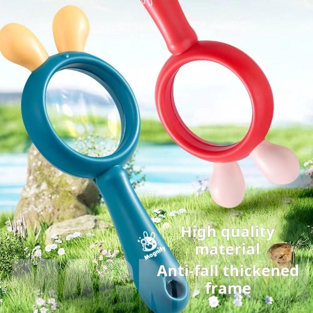 Cartoon Design Magnifying Glass Mini Pocket Size Optical Lenses Reading Glass Elementary School