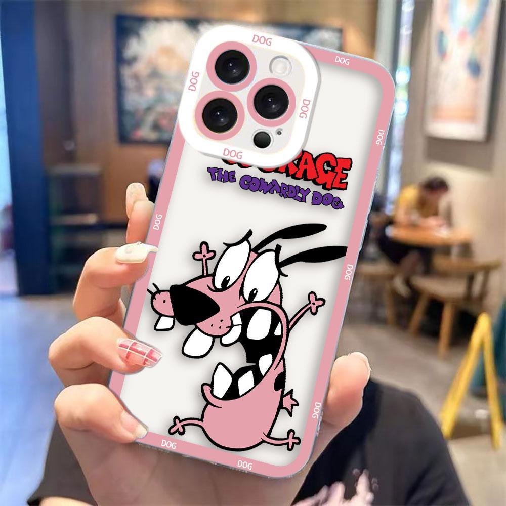 Courage Cowardly Dog Cover Phone Case For Redmi K40 K60 15C 14C 13C 13 12 12C 10 10C 10X 10A 9 9C 9T 9A 8 7 A1 A2 A3 A5 Case