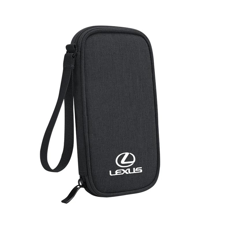 Car Data Cable Storage Bag Waterproof Organizer Box For Lexus ES300h GX460 GX RX450h IS200 IS250 UX250h RX350 LX570 LX600 LX470