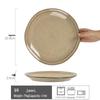 guanshanyue large brown 10-inch plate (set of 2)