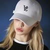 VARZAR 3D Monogram Logo Overfit Ball Cap White