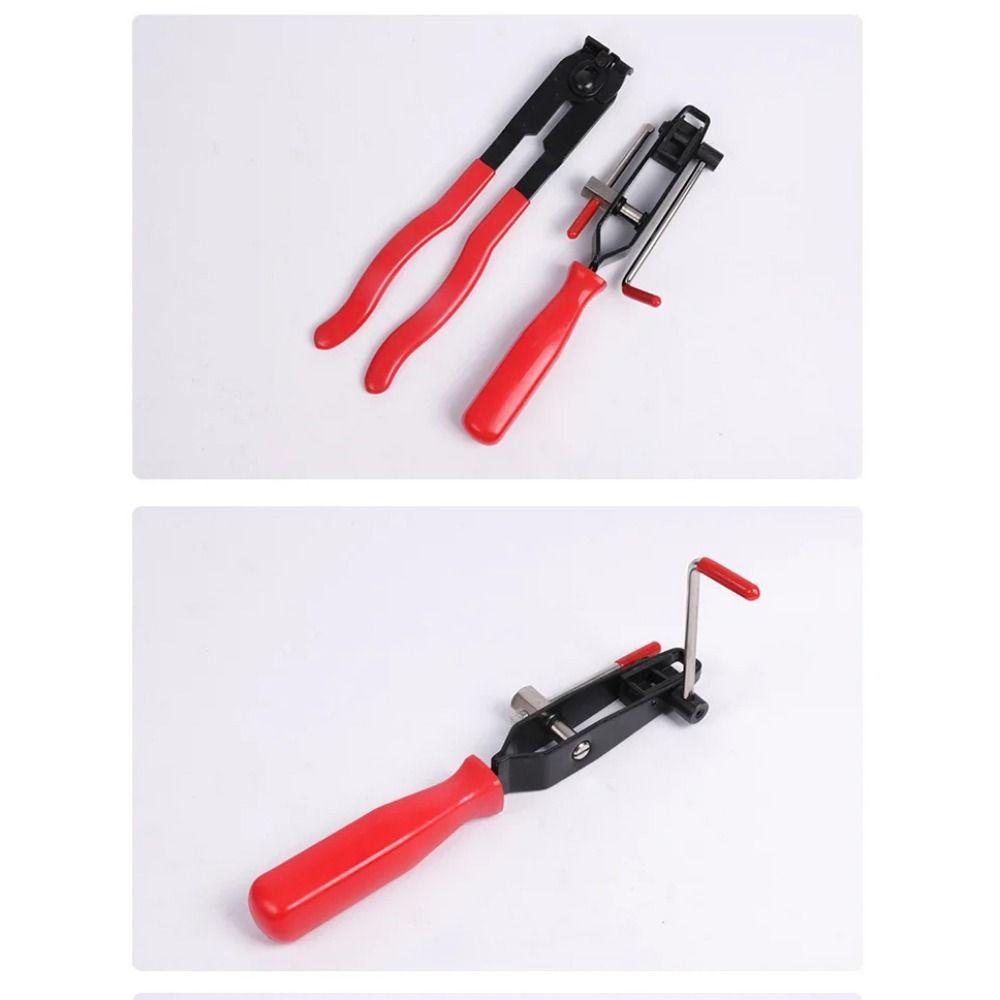 2Pcs Hand Installer CV Joint Boot Clamp Pliers with Cutter Vacuum Hose Clamping Plier  Car Repairs