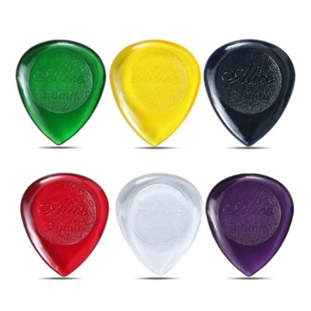 10pcs ABS Guitar Picks Random Color Droplet Shaped Guitar Pick Acoustic Guitar Picks Guitar Play