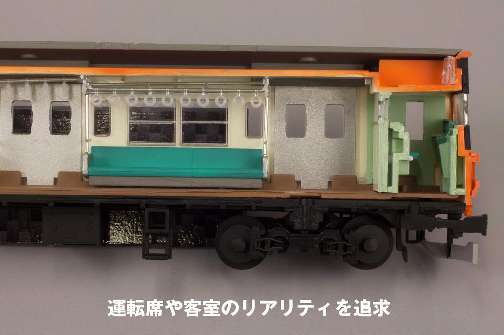 PM Office A 1/80 Scale JR East 201 Series DC Train Chuo Line Kuha 201 & Kuha 200 Display Model Unpainted Assembly Plastic Kit PP072