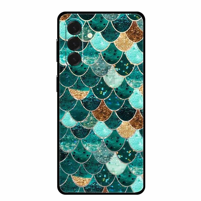 For Samsung Galaxy A17 5G Lion Cat Case Soft Silicone Cover for Galaxy A17 5G TPU Cases Shockproof Black Cover a17 Animal Bumper