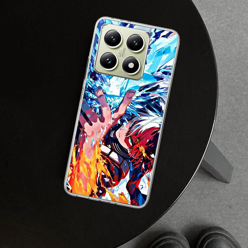Чехол для телефона Todoroki Shoto MHA My Hero для Xiaomi Redmi Note 15 14 13 12 11 Pro Plus 14S 12S 11S 11T 11E 10S 10 Индивидуальный