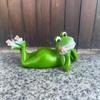 Мультяшная лягушка бонсай украшения из смолы поделки из животных статуэтка лягушки подвесной цветочный горшок горшок для растений
