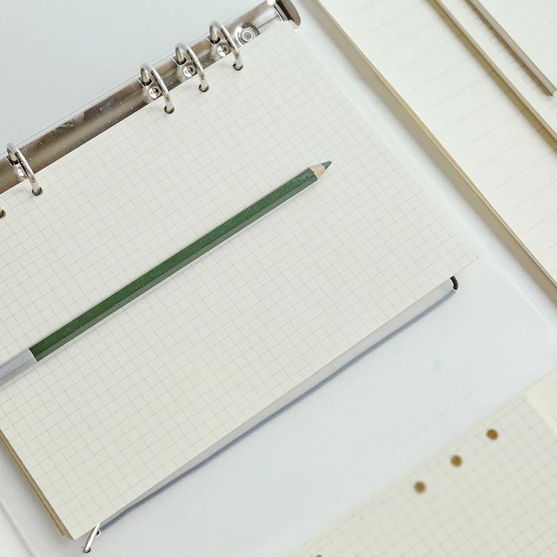 Fromthenon Милые сменные листы для Filofax Спиральный блокнот A5 A6 A7 Планер Цветная клетка Пустой Список дел Основная канцелярия Качество