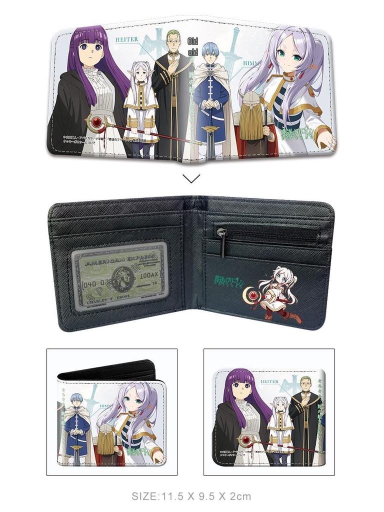 Фрирен: Кошелек для монет 3D-анимация «За гранью конца путешествия» - Стереоскопический рельефный мультяшный дизайн