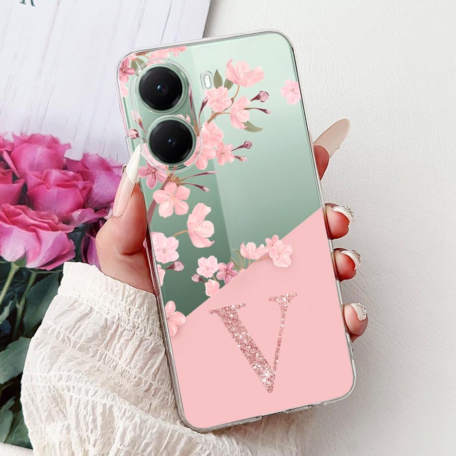 Для Xiaomi Poco X7 Pro Чехол Роскошный Чехол с Буквами Прозрачный Силиконовый Мягкий Тонкий Чехол для Телефона Для Xiaomi Poco X7 PocoX7 Pro X7Pro 5G Чехлы