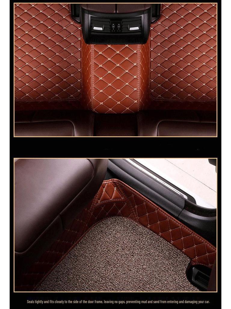 Индивидуальные коврики для пола 'Звездное небо' для Xiaopeng P7 P5 G3 G3i - Полное покрытие, Утолщенные, Дизайн 'Шелковое кольцо' в стиле ковра