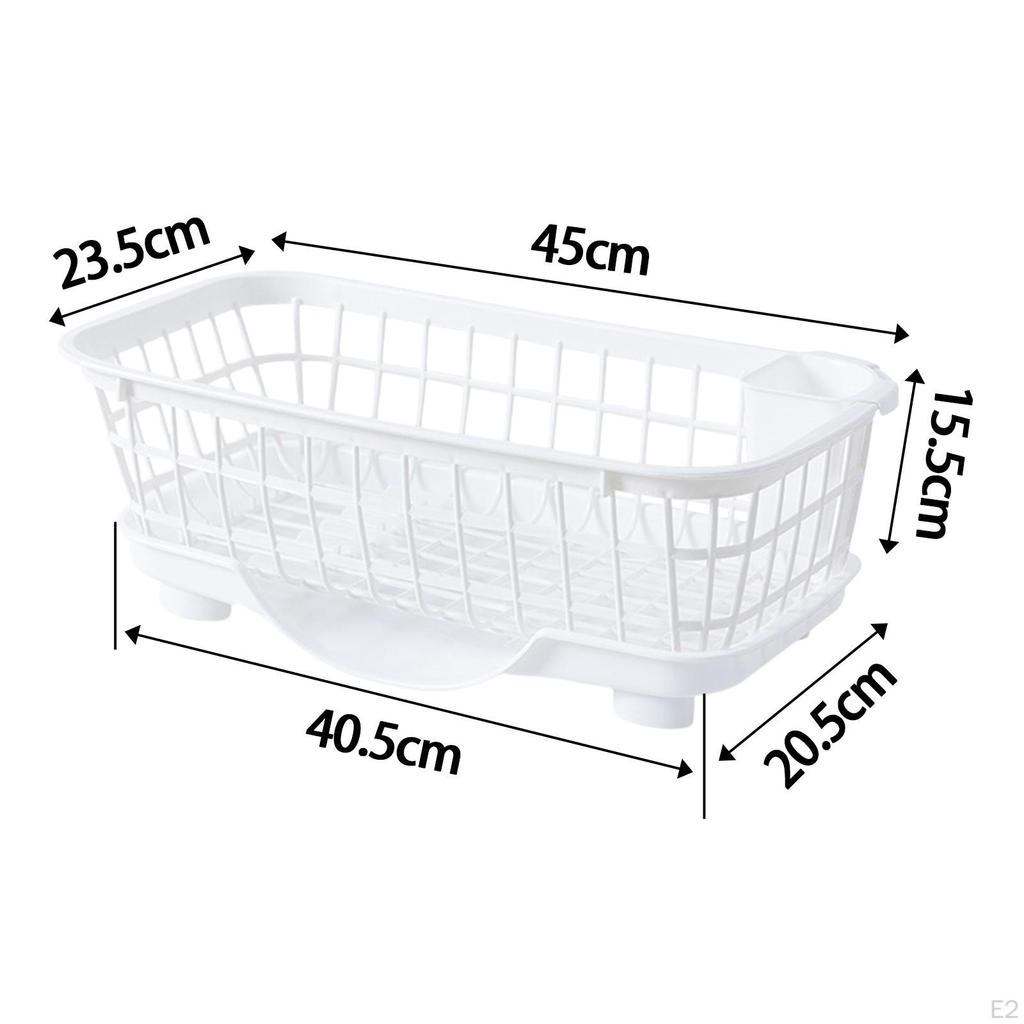 Basket Bowl Drying Holder, Dish Drainer Rack, Over The Sink Rack for Plate