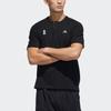 adidas Wj T Henly Sports Casual Short Sleeve Black Men's GP1816