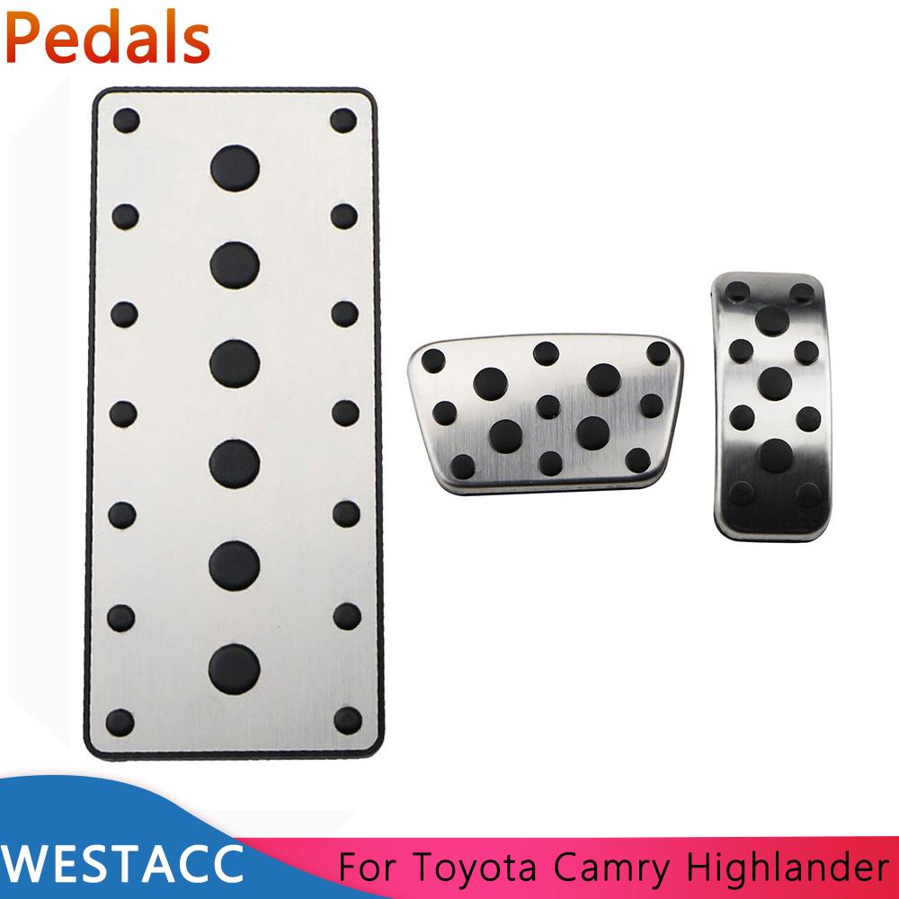 Автомобильные педали для Toyota Camry 2012-2017 Fortuner Highlander 2008-2013 Land Cruiser 2004-2013 крышка подставки для педали газа