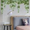 Зеленые листья настенные наклейки для дома гостиная декоративная наклейка на стену матовые обои