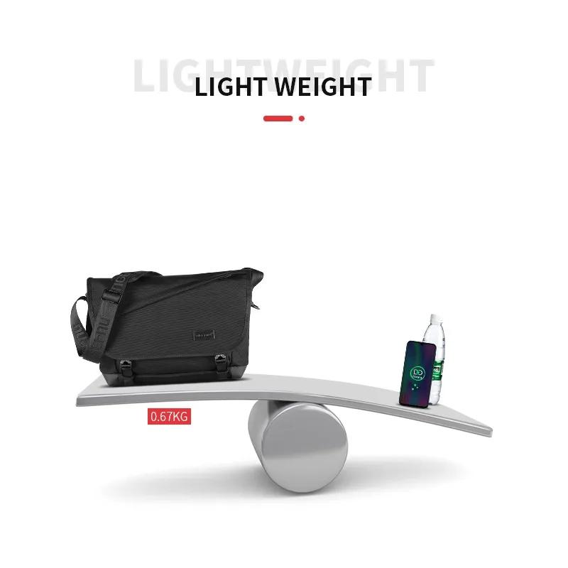 Tigernu Модная мужская сумка через плечо 9,5 л, легкая дизайнерская сумка-мессенджер для мужчин, большая вместительная повседневная сумка-слинг для мужчин