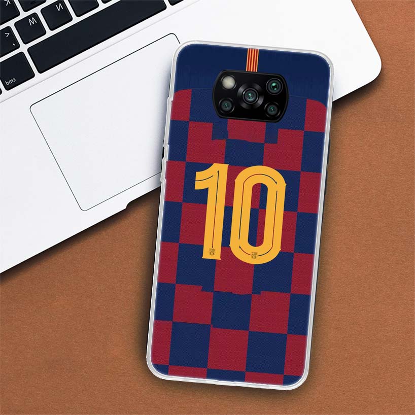 FootBall Number 7 10 30 Phone Case For Xiaomi Mi 11 Lite 11i 12X 12 9 8 11T 10T 9T Pro 10 5X 6X Ultra 5G Cover Coque Capa