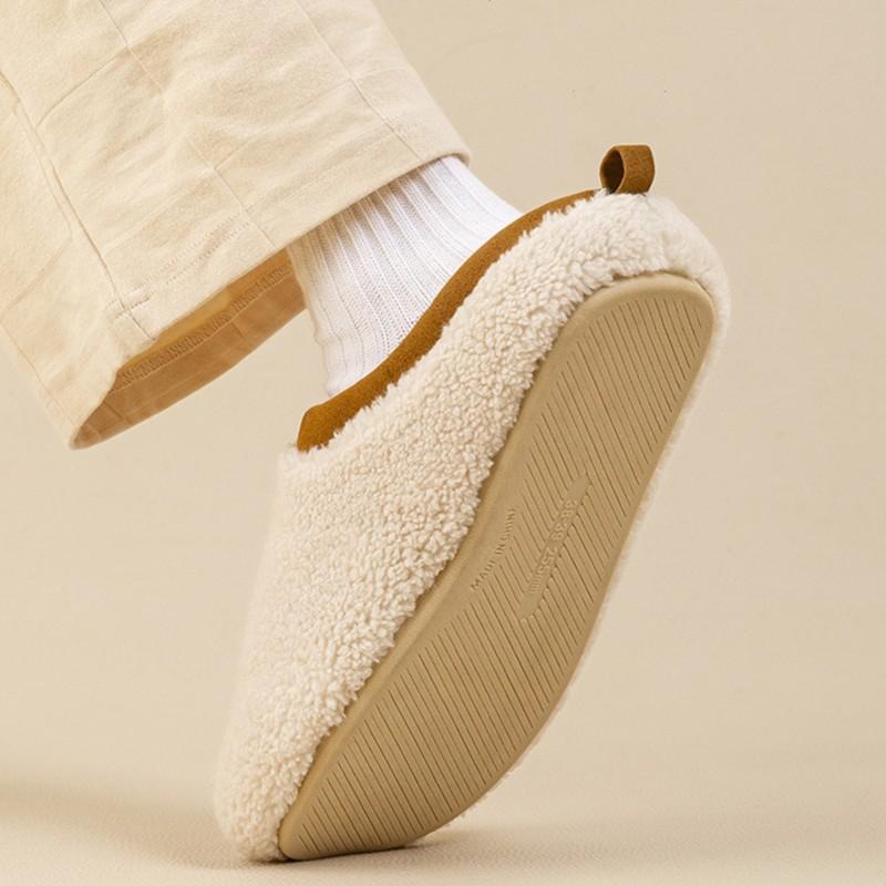 Fashion Crestar Winter Women's Fuzzy Slippers Indoor Comfort Keep Warm Non-slip Cotton Shoes Lady Super Soft Fuzzy Houes Flats Slippers