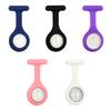 Unisex Gift Lapel Watches with Second Hand Silicone Clip On Nursing Fob Nurse Watch