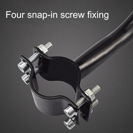 Premium Corrosion Resistant Good Toughness Bicycle Rear Seat Armrest Integrated Bike Handrai for E-bike