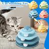 Cat Ice Cream Track Turntable Toy For Cats