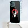 Чехол для телефона Samurai Gril Women для iPhone 14 13 12 11 Pro Max X XR XS 8 7 Plus с жидким стеклом и цветным чехлом для телефона
