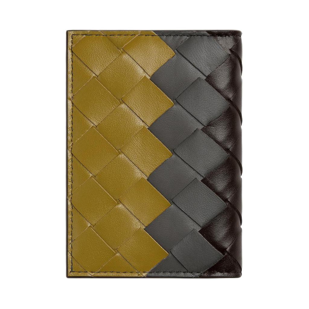Bottega Veneta Плетеный Кошелек-Кардхолдер Мужские Аксессуары Коричневый Железный 749417V3IZ22117