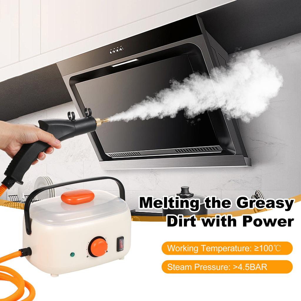 Multifunction Handheld Steam Cleaner, 2500W Electric High Pressure Steam Clean Mobile Cleaning