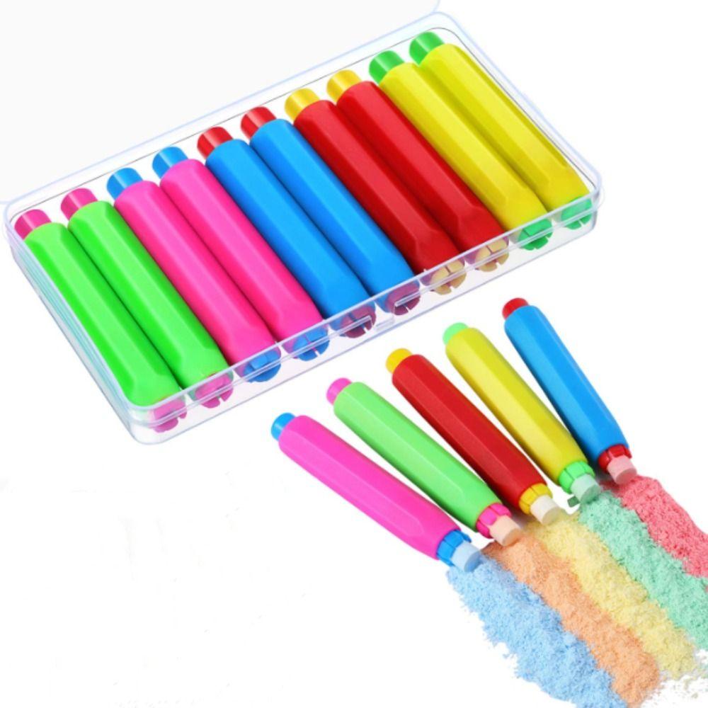 10 Pieces Plastic Chalk Holder Adjustable Chalk Clips Suitable Home