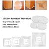 4pcs Portable Self Adhesive Furniture Pads Shock-Absorbent Multi-functional Feet Pad Non-Slip Ccutting board feet Appliances