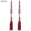 1 Pair Home Decor Large Simple Tie Backs Braided Tiebacks Holder Strap Tassel Curtain Rope