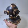 Black Mini Diving Helmet Tabletop Desk Decor