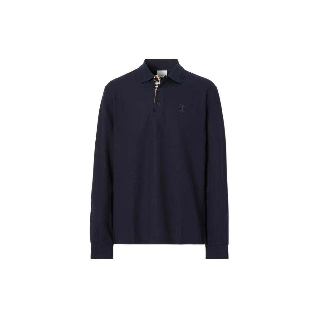Burberry FW22 Polo Shirt Men's Dark Blue 80602891
