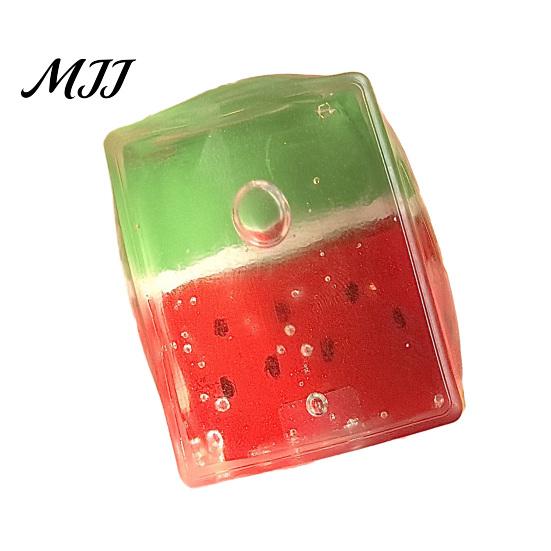 Sensory Stress Toy Watermelon Cube Relief Summer Squeeze Soft Anxiety Stretchy Transparent Relaxation Party Favors Kids