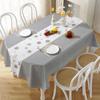 Прямоугольная скатерть, водостойкая маслостойкая крышка для стола, украшение для вечеринки, дома, свадьбы, кофейни, обеденная крышка с геометрическим узором