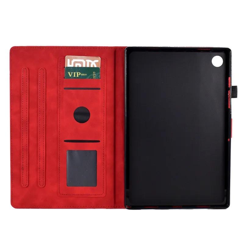 Funda For Lenovo Tab M10 Plus Gen 3rd 2022 10.6 inch Case 128F For Xiaoxin Pad Cover 10.6 TB-125F Wallet Card Slots Funda + Gift
