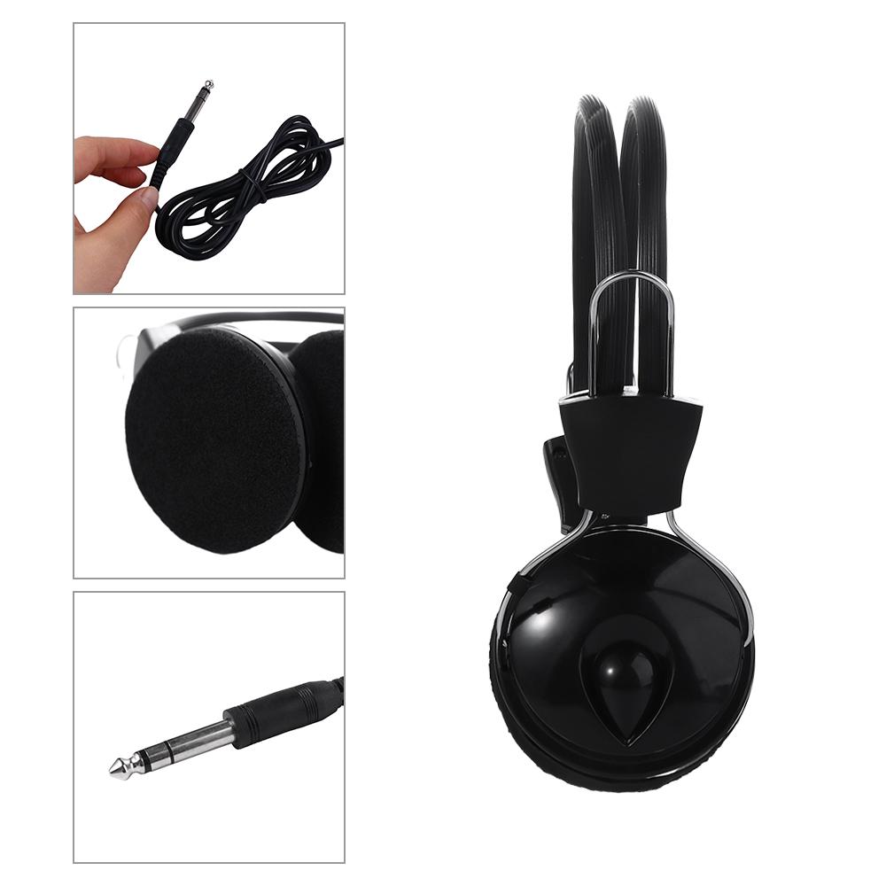 Guitar Electric Piano with Wire Music Earphone Music Headphone Piano Earphone Wired Headset