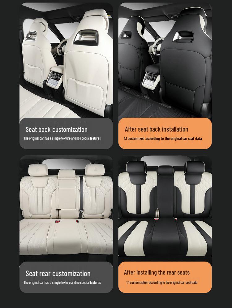 Custom Leather Car Seat Covers for BYD DiSong L EV (Five-Seater)
