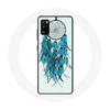 Чехол для Samsung Galaxy S20 plus Dream Catcher Синий Белый Фон