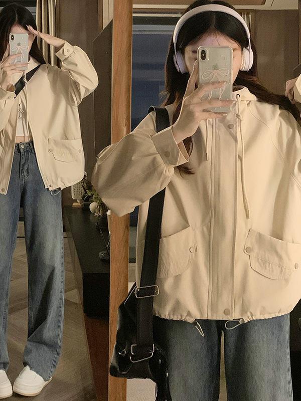 Ветровка с капюшоном свободного кроя Off-White